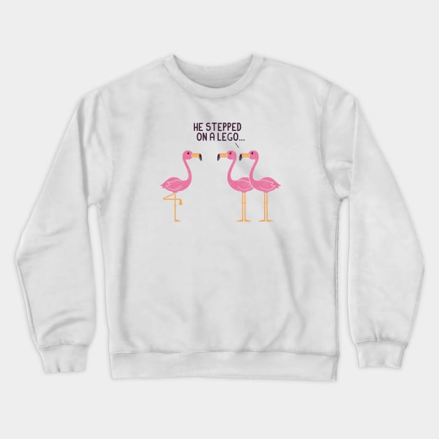 Ouch Crewneck Sweatshirt by HandsOffMyDinosaur